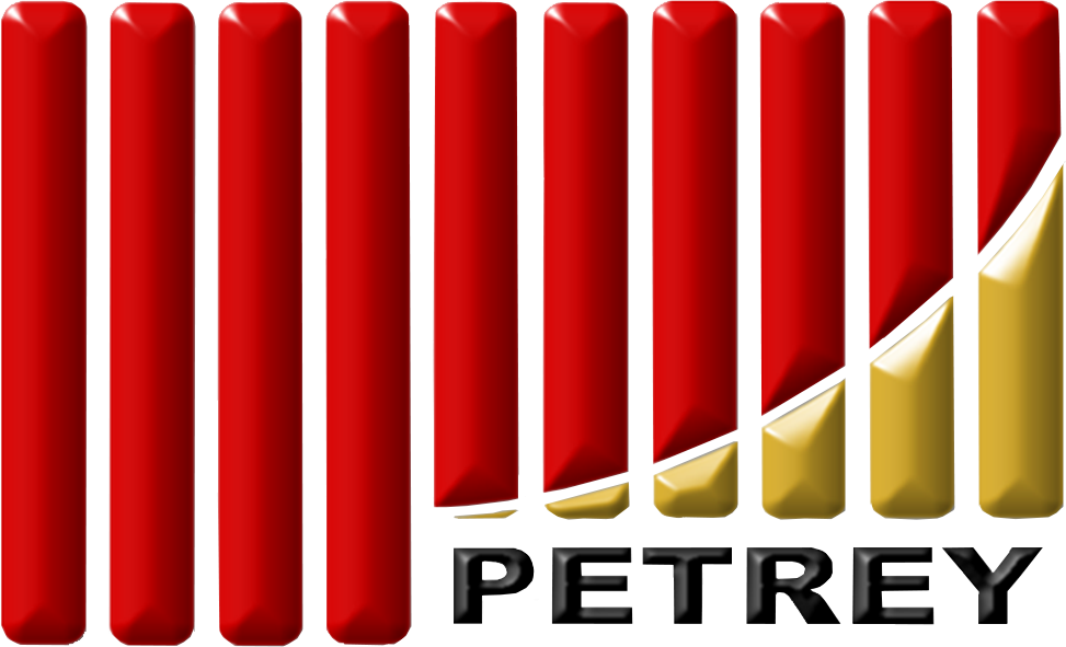Petrey Logo black and white