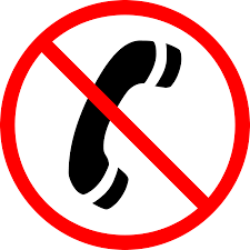 No Phone Calls clipart